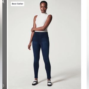 Spanx Jean-ish denim ankle leggings XS
